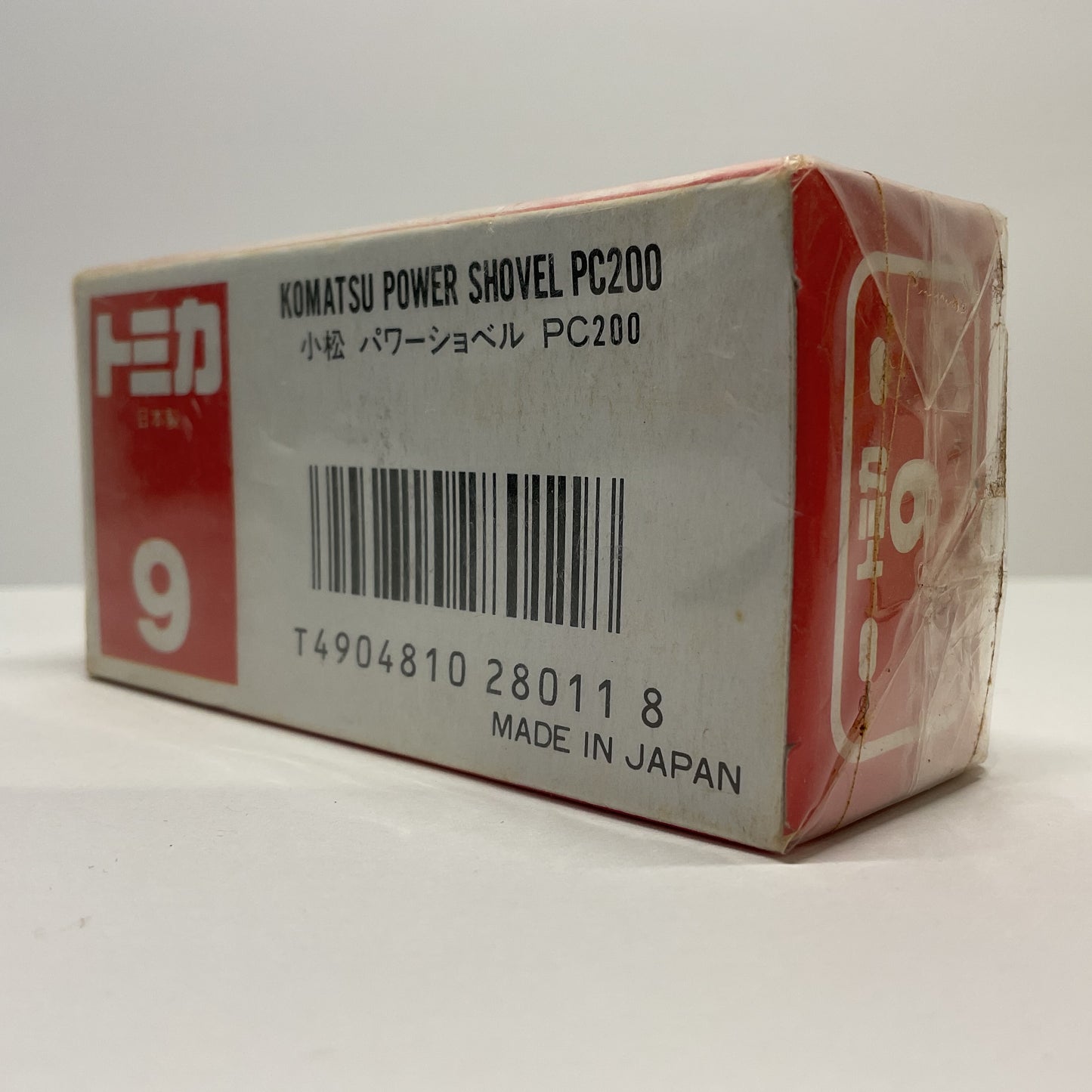 1981 Takara Tomy Tomica No.9 Komatsu Power Shovel PC200 1/122 Made In Japan