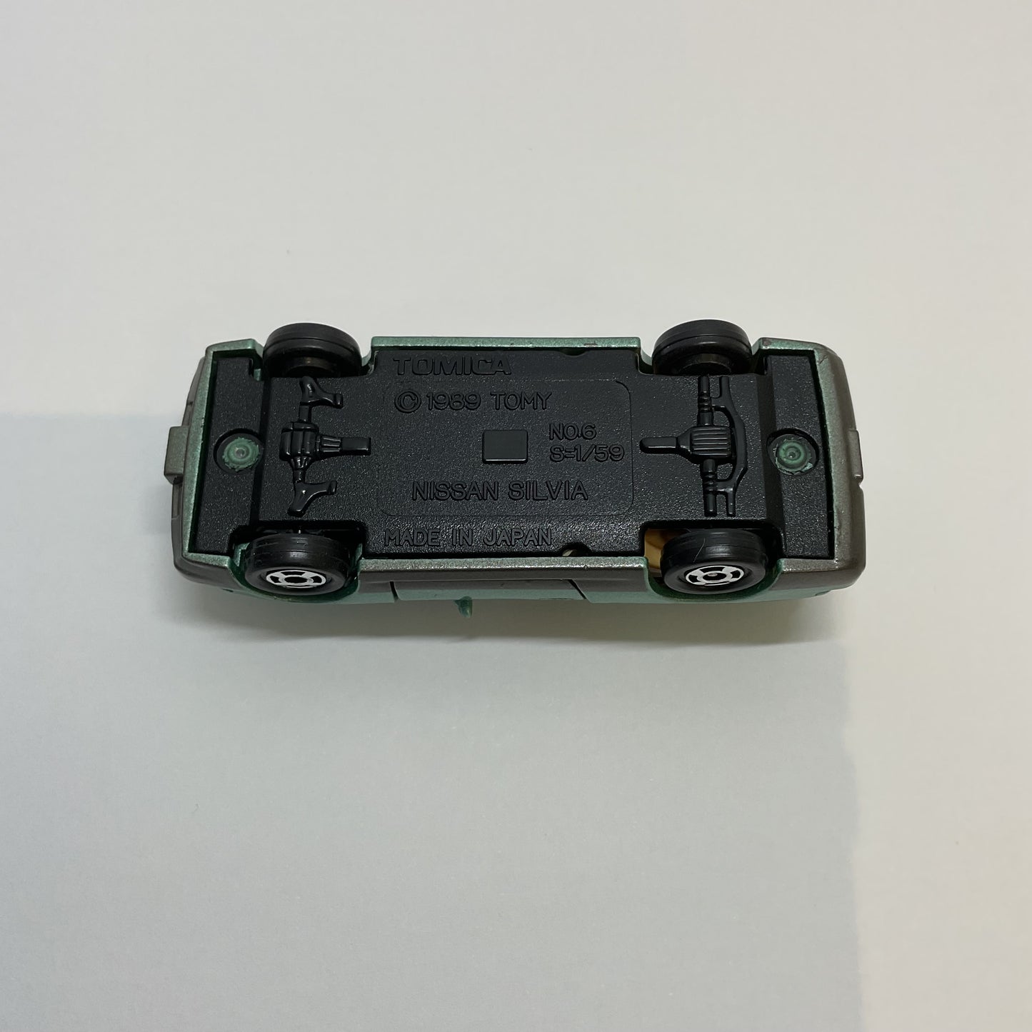 1989 Takara Tomy Tomica No.6 Nissan Silvia 1/59 Made in Japan