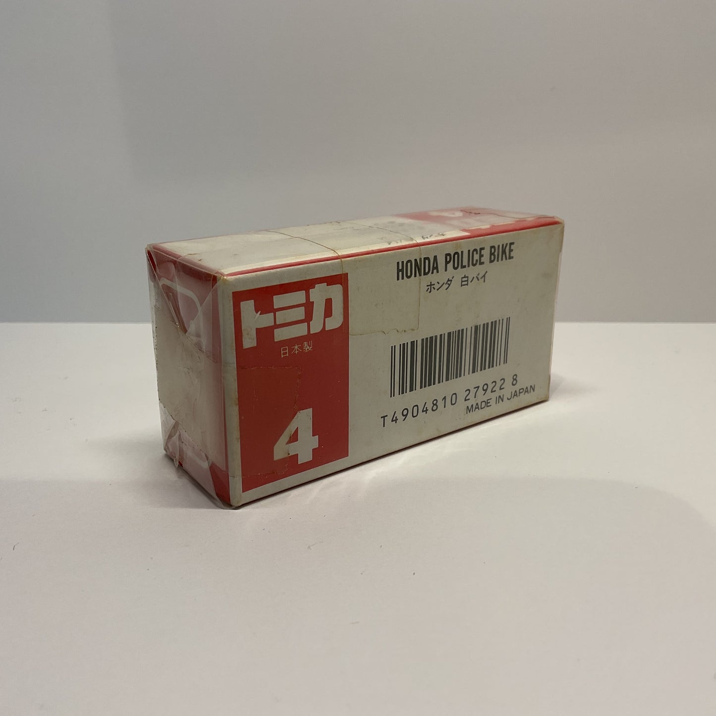 1988 Takara Tomy Tomica No.4 Honda Police Bike 1/34 Made In Japan