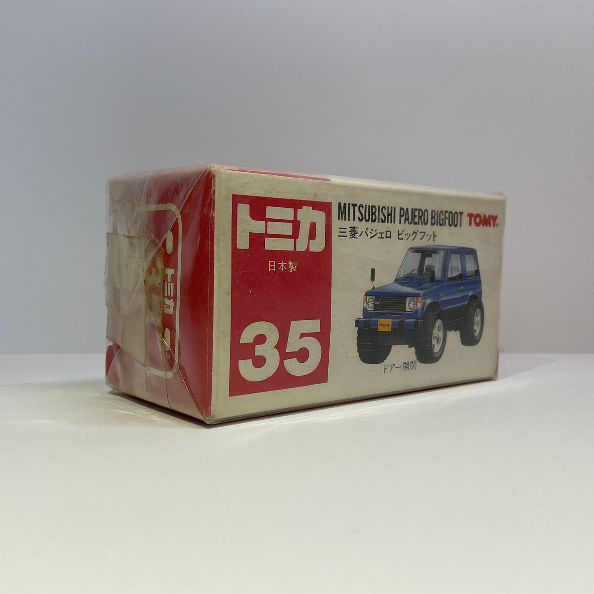 1991 Takara Tomy Tomica No.35 Mitsubishi Pajero Bigfoot Blue Made in Japan