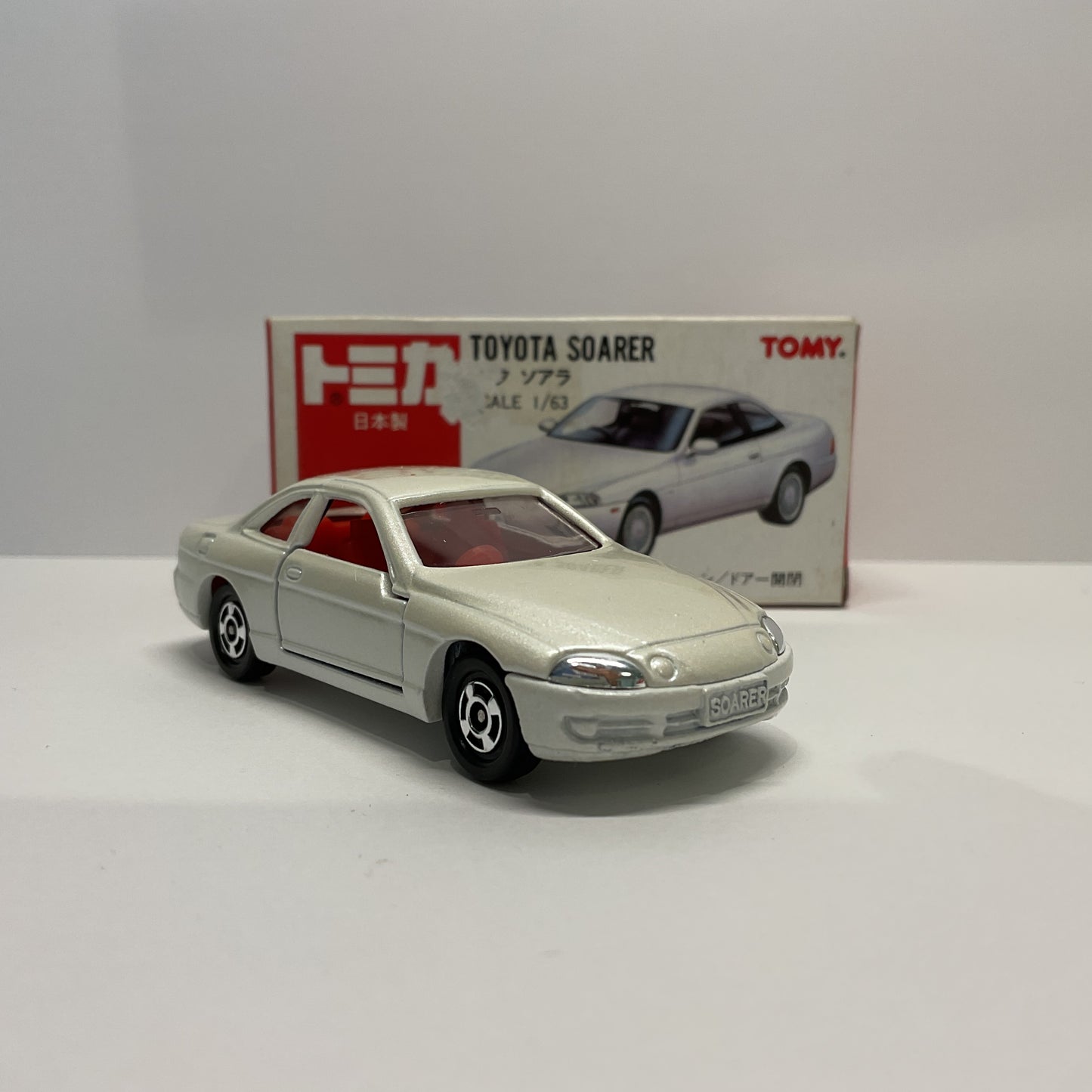 1992 Takara Tomy Tomica No.5 Toyota Soarer 1/63 Made In Japan
