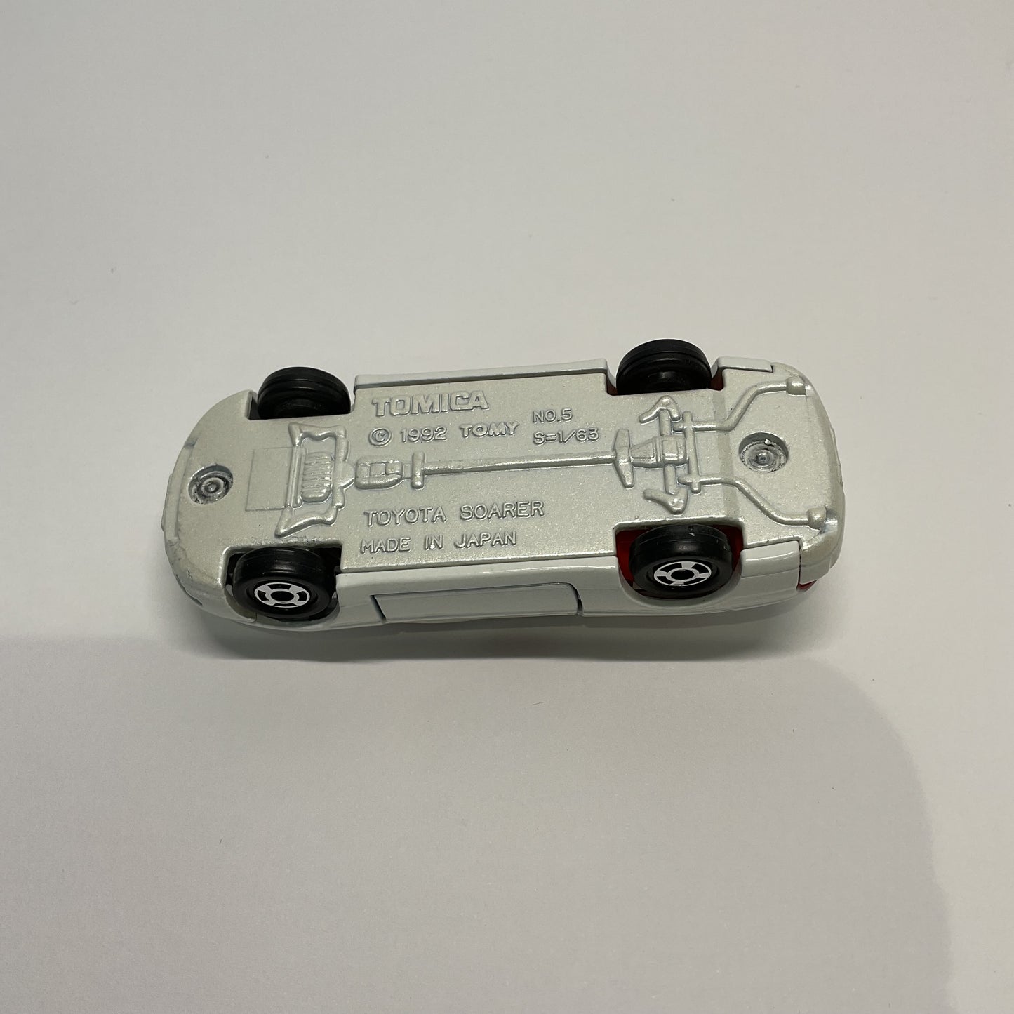 1992 Takara Tomy Tomica No.5 Toyota Soarer 1/63 Made In Japan