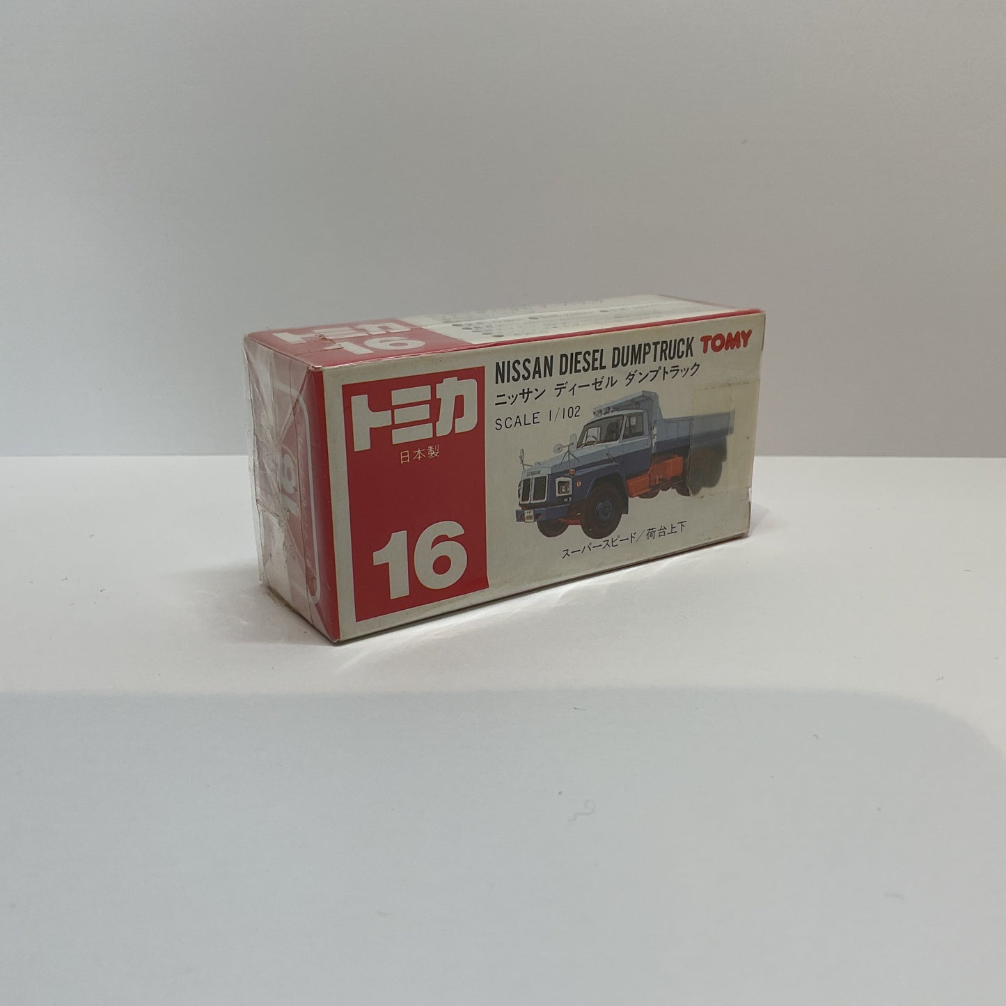 1974 Takara Tomy Tomica No.16 Nissan Diesel Dump Truck 1/102 Made In Japan