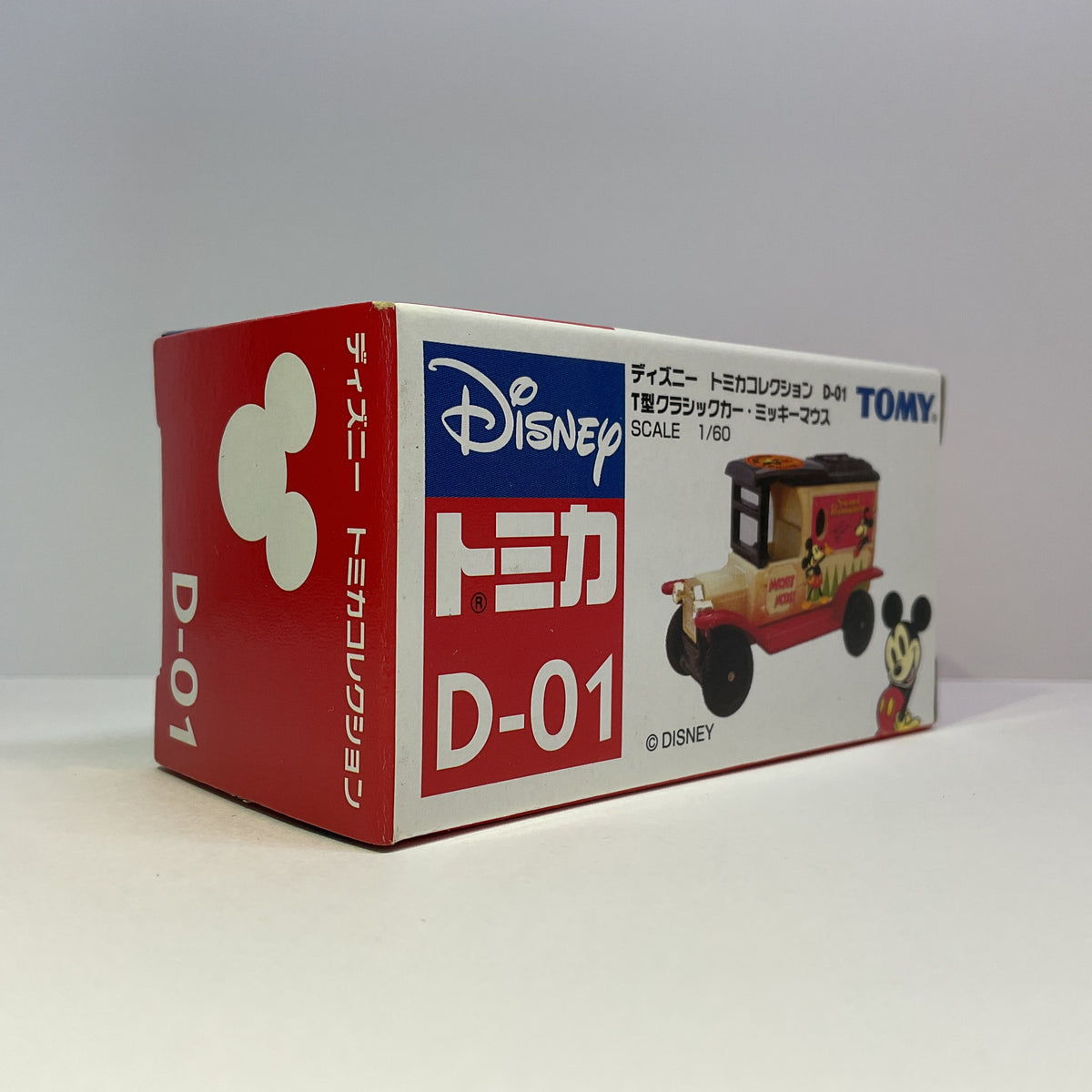 Takara Tomy Tomica Disney Collection D-01 T-Type Classic Car Mickey Mouse 1/60
