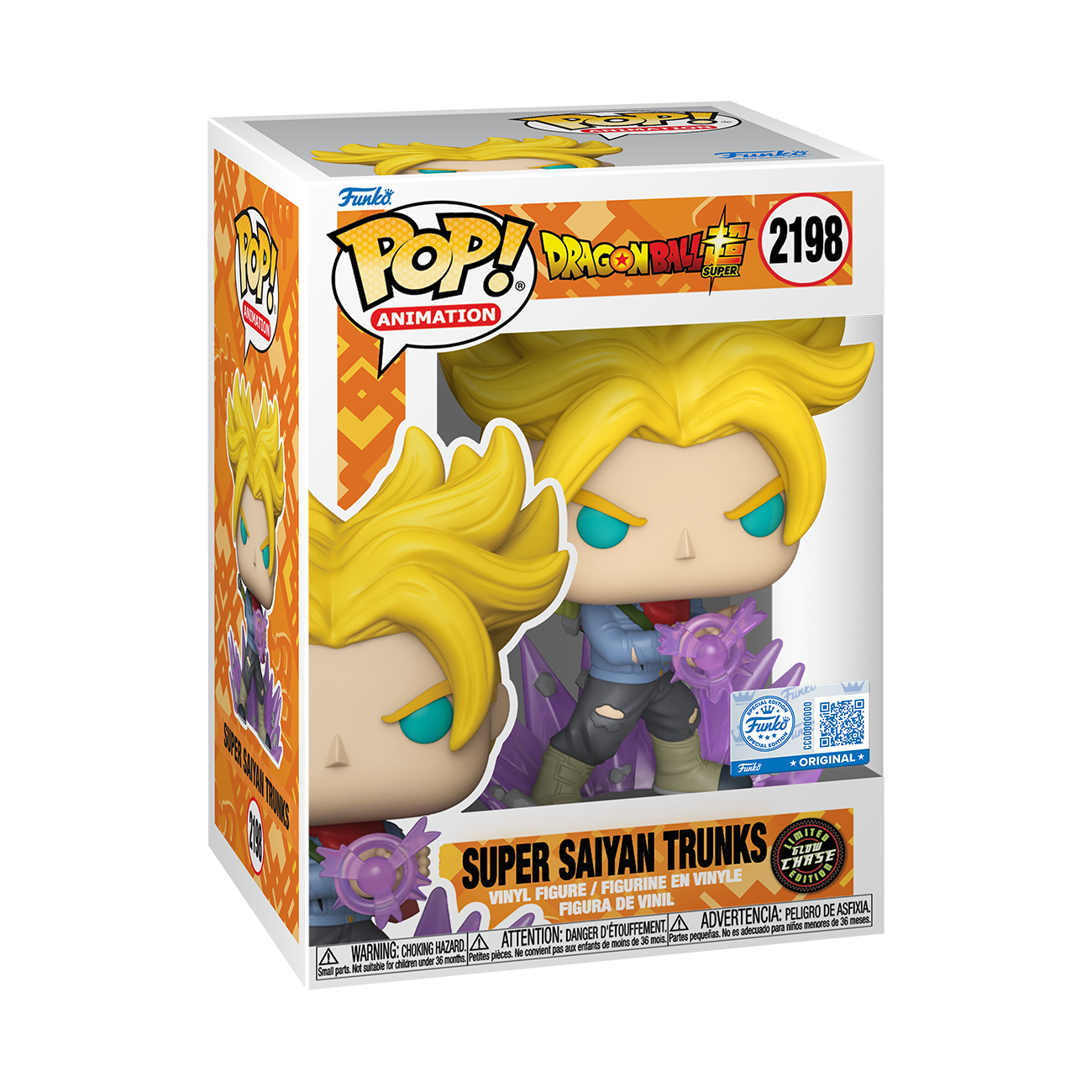 Funko Pop! Animation Dragon Ball Super Super Saiyan Trunks Vinyl Figure #2198