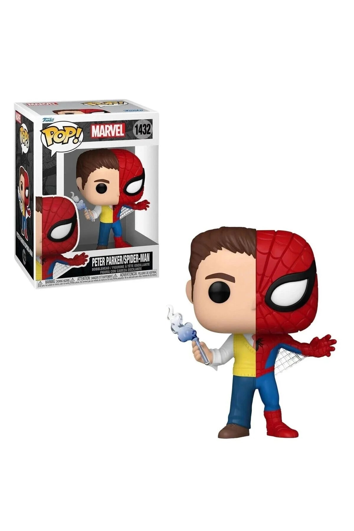 Funko Pop! Marvel Peter Parker / Spider-Man Bobble-Head Figure #1432