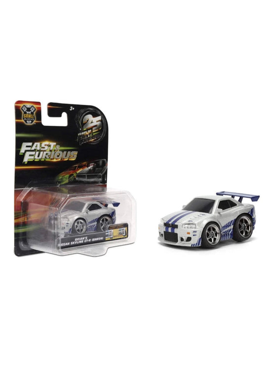 Jada Toys Small Blocks Fast & Furious Brian's Nissan Skyline GT-R (BNR34) 1:43 Scale
