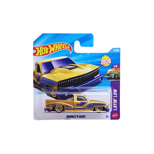 Hot Wheels Layin' Low (1/5) Bounce' N Bass Gold Mattel