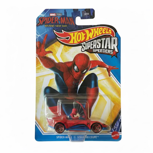 Hot Wheels Superstar Speeders Marvel Studios Spider-Man | EL Segundo Coupe Mattel