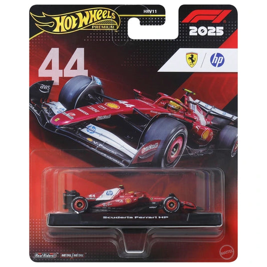 Hot Wheels Premium Formula 1 Scuderia Ferrari HP Lewis Hamilton #44 Mattel (2025)