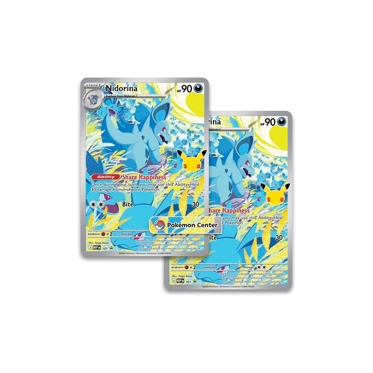 Pokémon TCG 30th Celebration Elite Trainer Box 9 Booster Packs