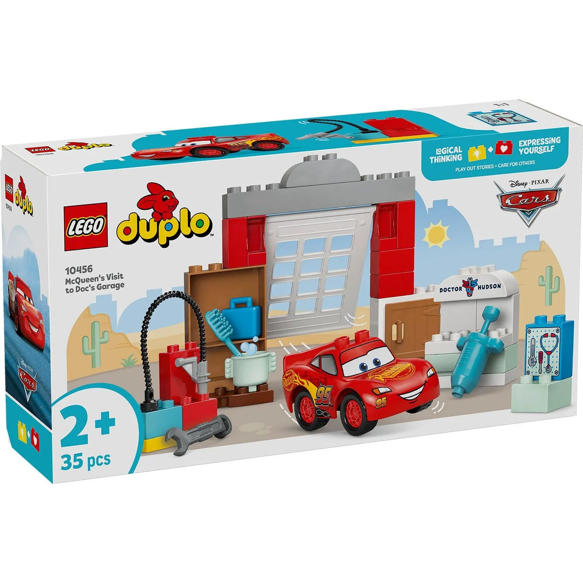 LEGO DUPLO Disney Pixar Cars McQueen's Visit to Doc's Garage 10456 Building Set