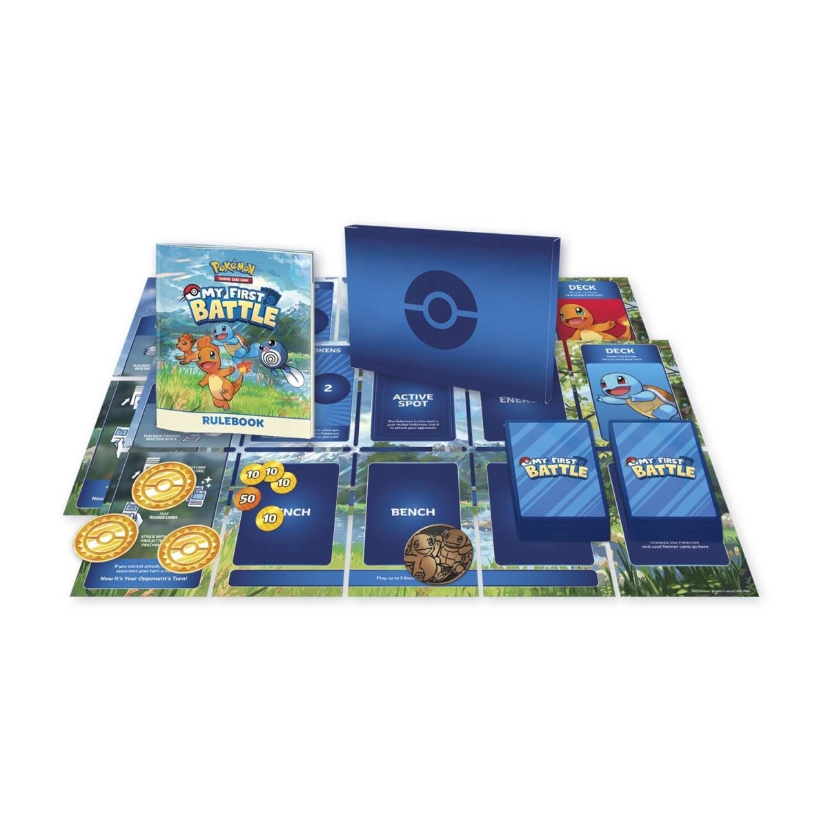 Pokémon TCG My First Battle Charmander & Squirtle 2 Mini Decks With Accessories