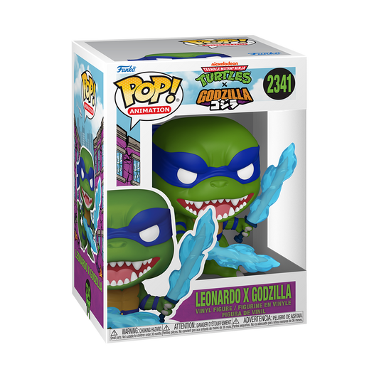 Funko Pop! Animation Teenage Mutant Ninja Turtles x Godzilla Leonardo x Godzilla Vinyl Figure #2341