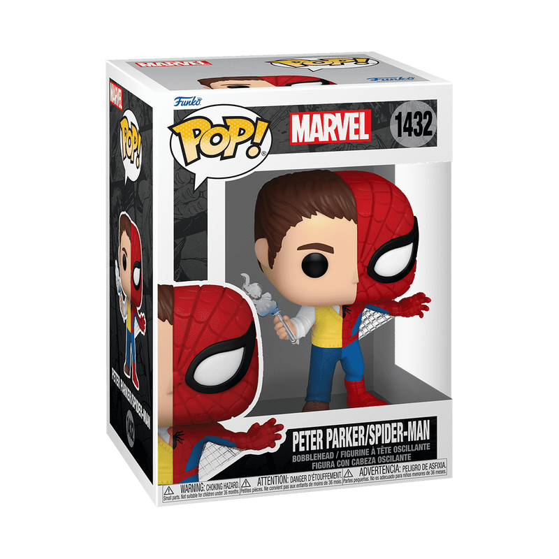 Funko Pop! Marvel Peter Parker / Spider-Man Bobble-Head Figure #1432