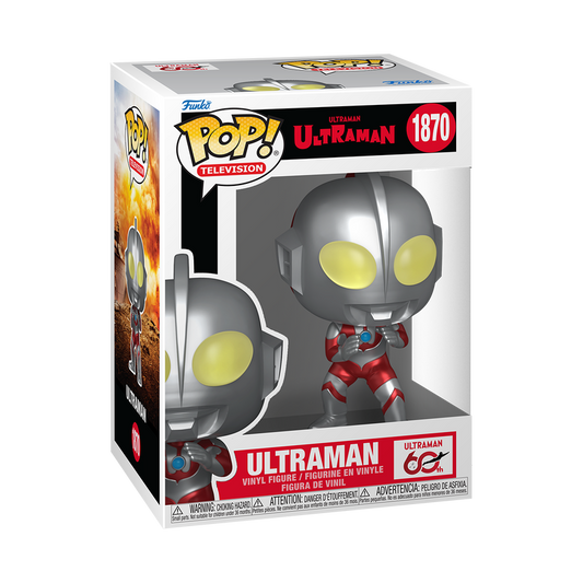 Funko Pop! Television Ultraman 60th Anniversary Ultraman Metallic Vinyl Figure #1870