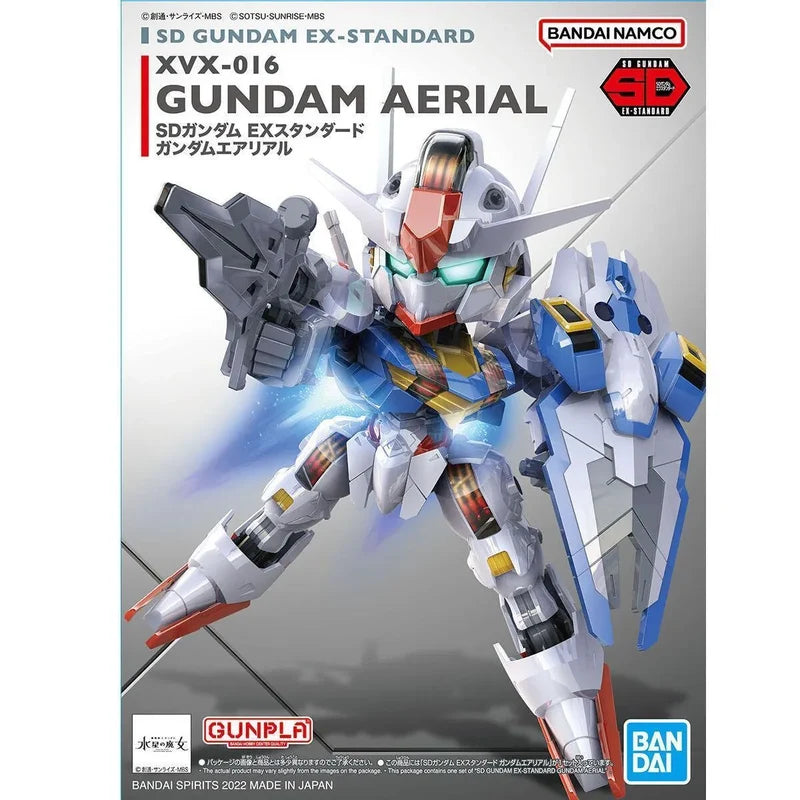 Bandai SD Gundam EX-Standard XVX-016 Gundam Aerial No.19 Gunpla Model Kit