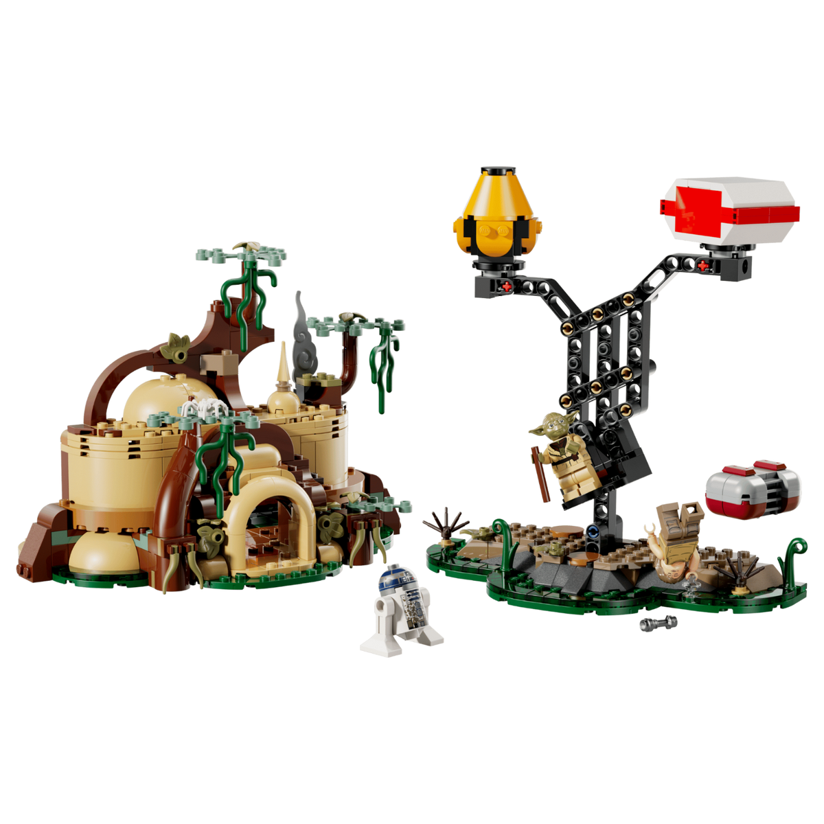 LEGO Star Wars SMART Play Yoda's Hut and Jedi Training 75422 Building Set 440 Pieces
