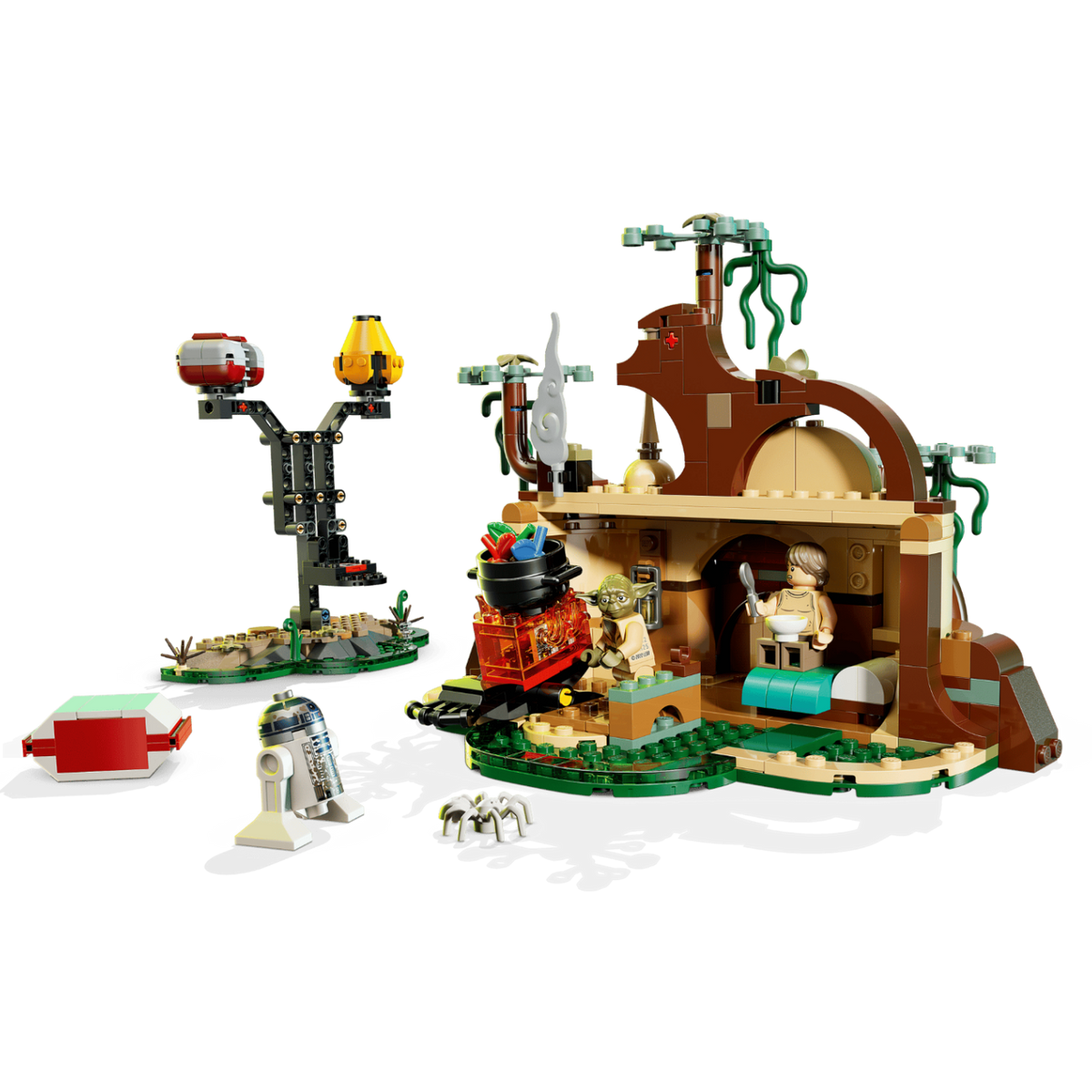 LEGO Star Wars SMART Play Yoda's Hut and Jedi Training 75422 Building Set 440 Pieces