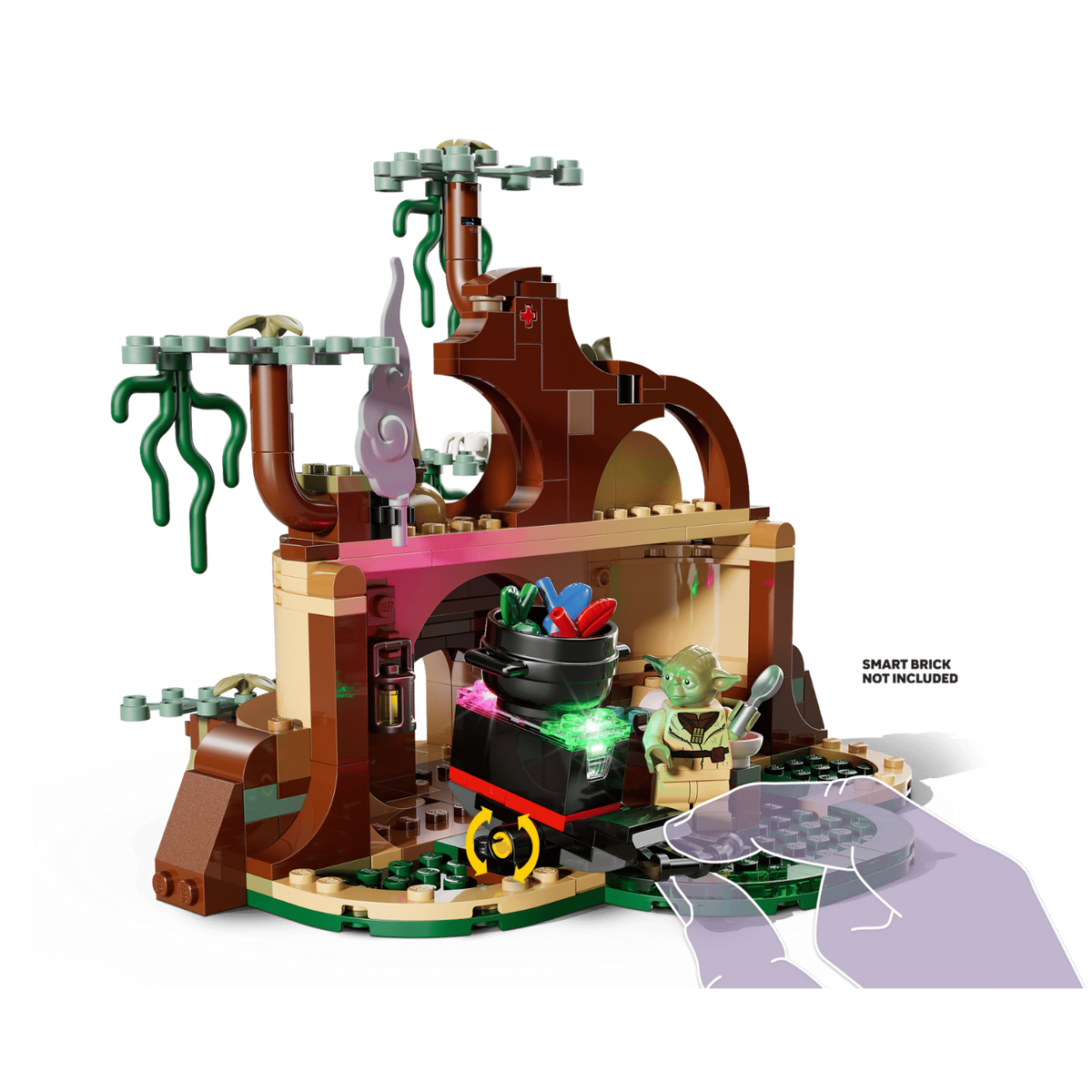 LEGO Star Wars SMART Play Yoda's Hut and Jedi Training 75422 Building Set 440 Pieces