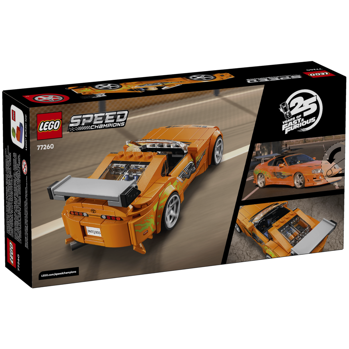 LEGO Speed Champions The Fast and The Furious Toyota Supra MK4 77260 Building Set