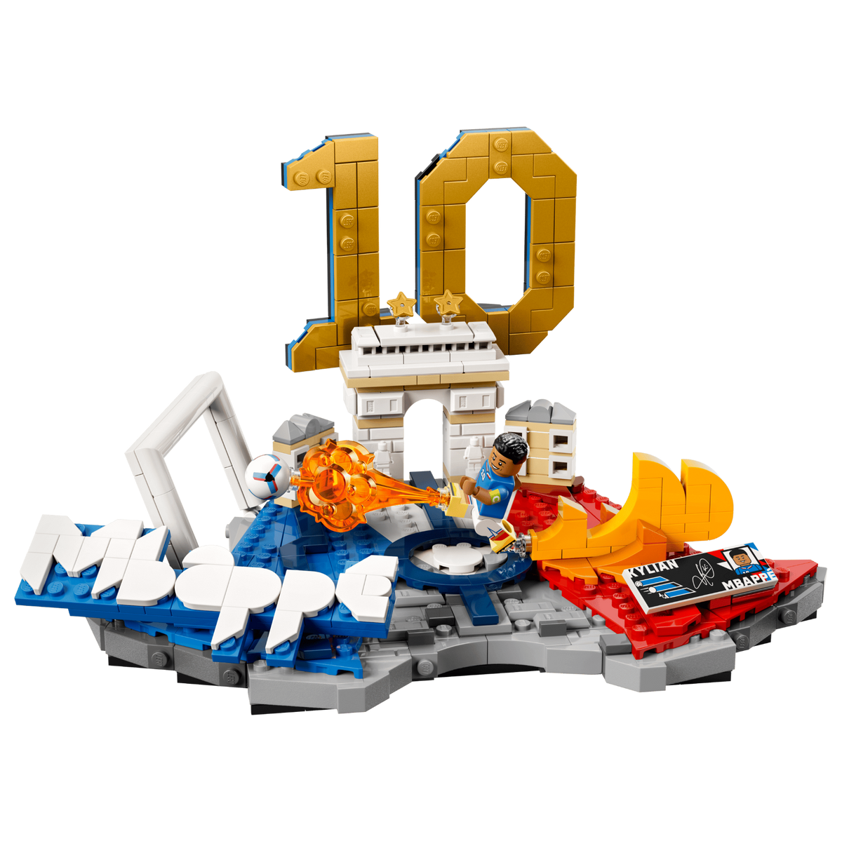 LEGO Editions Kylian Mbappé Football Highlights 43013 Building Set 490 Pieces