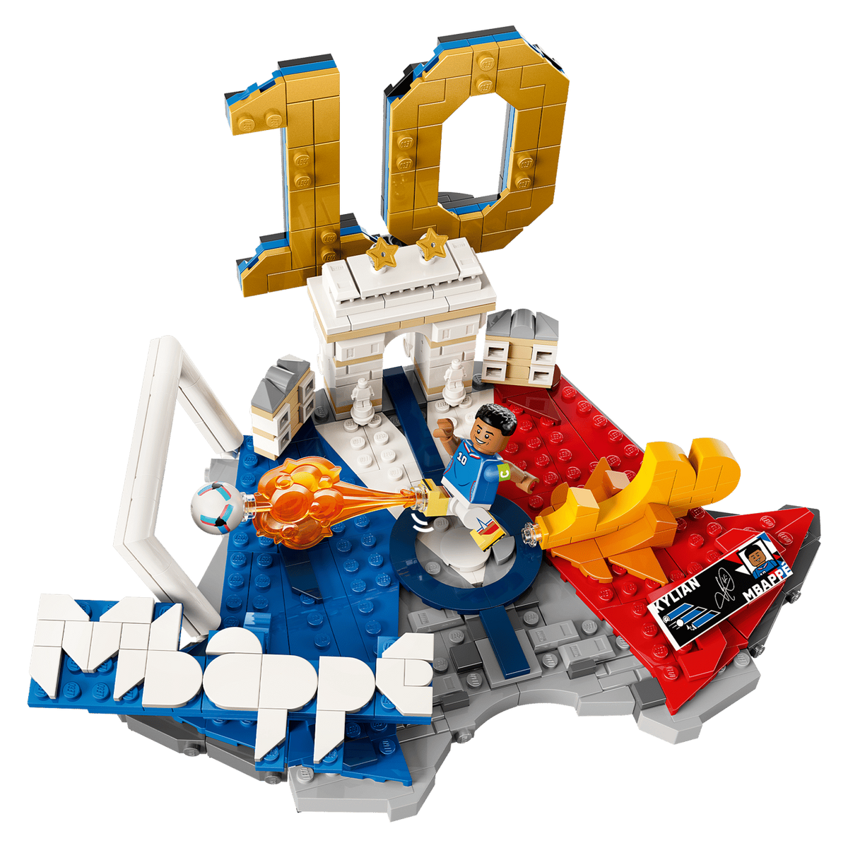 LEGO Editions Kylian Mbappé Football Highlights 43013 Building Set 490 Pieces