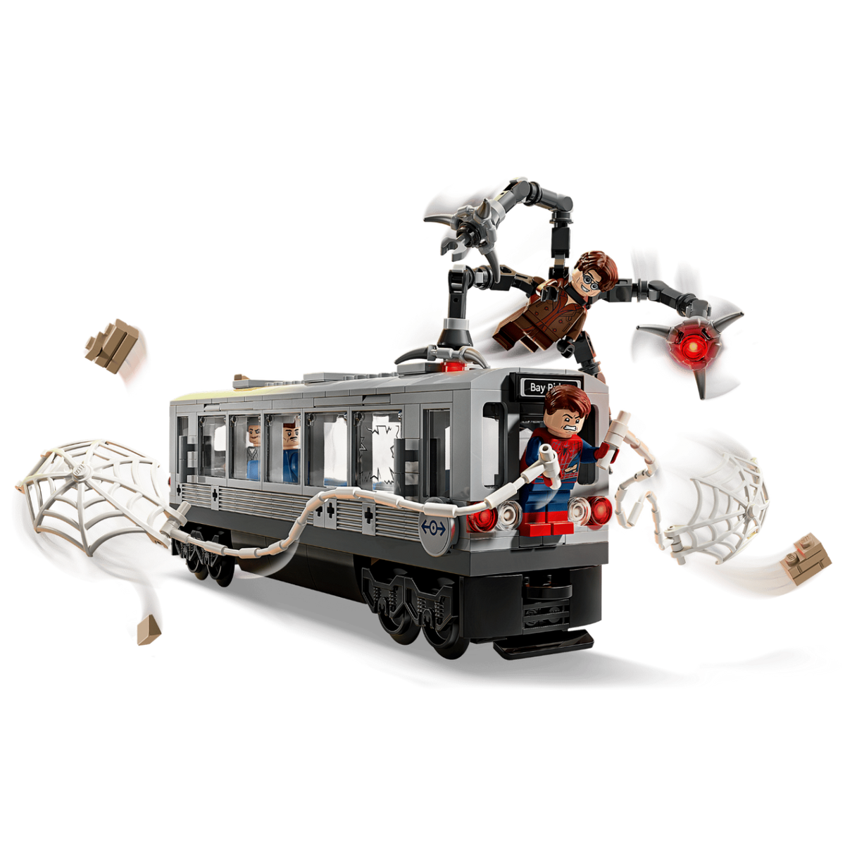 LEGO Marvel Spider-Man vs. Doc Ock Subway Train Scene 76321 Building Set