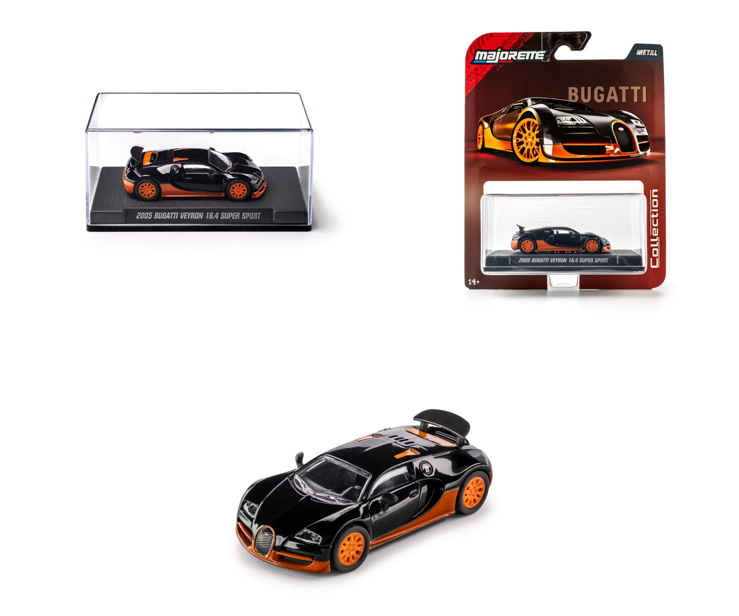 Majorette Collection 2005 Bugatti Veyron 16.4 Super Sport 1:64 Die-Cast Model Car