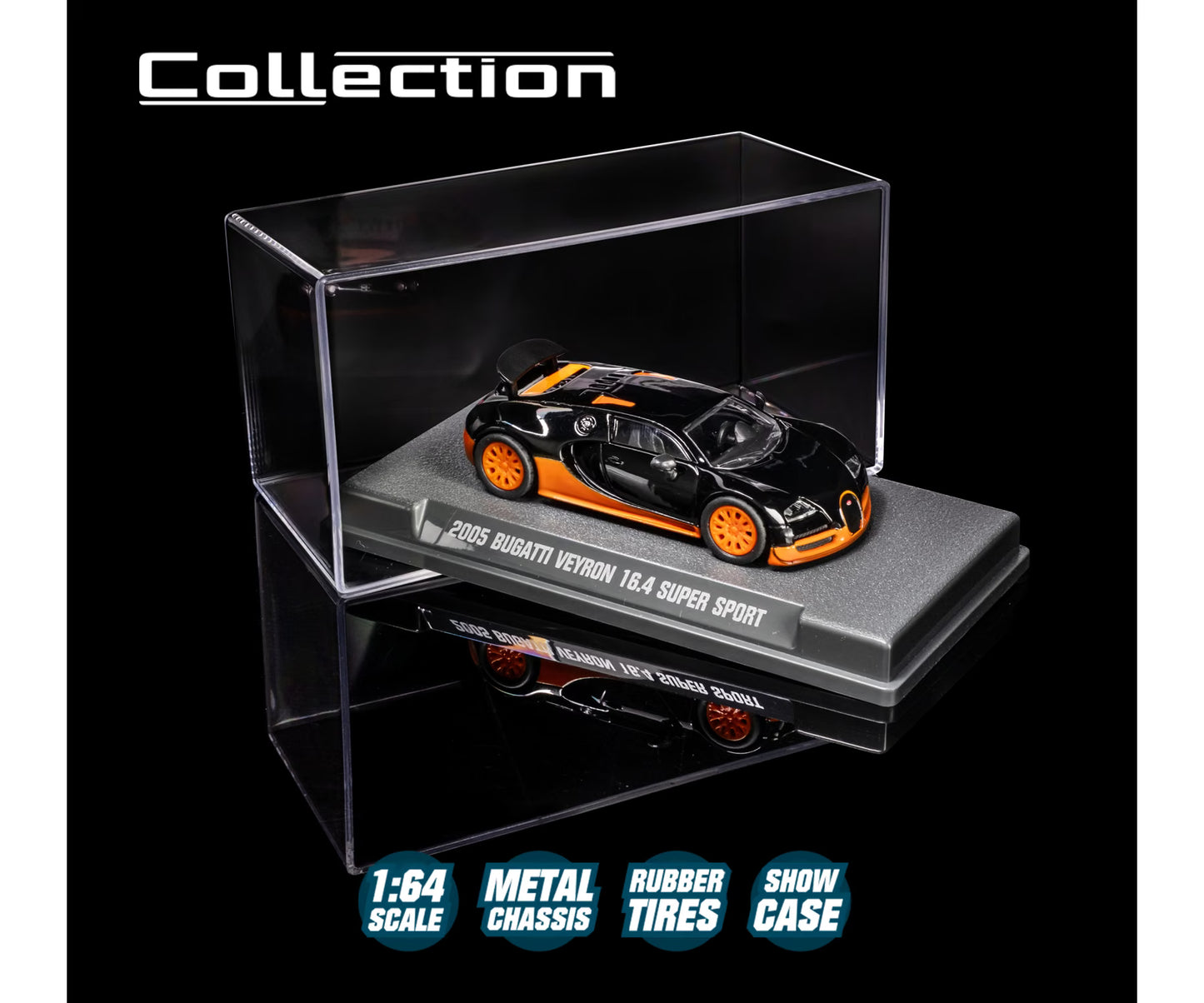Majorette Collection 2005 Bugatti Veyron 16.4 Super Sport 1:64 Die-Cast Model Car