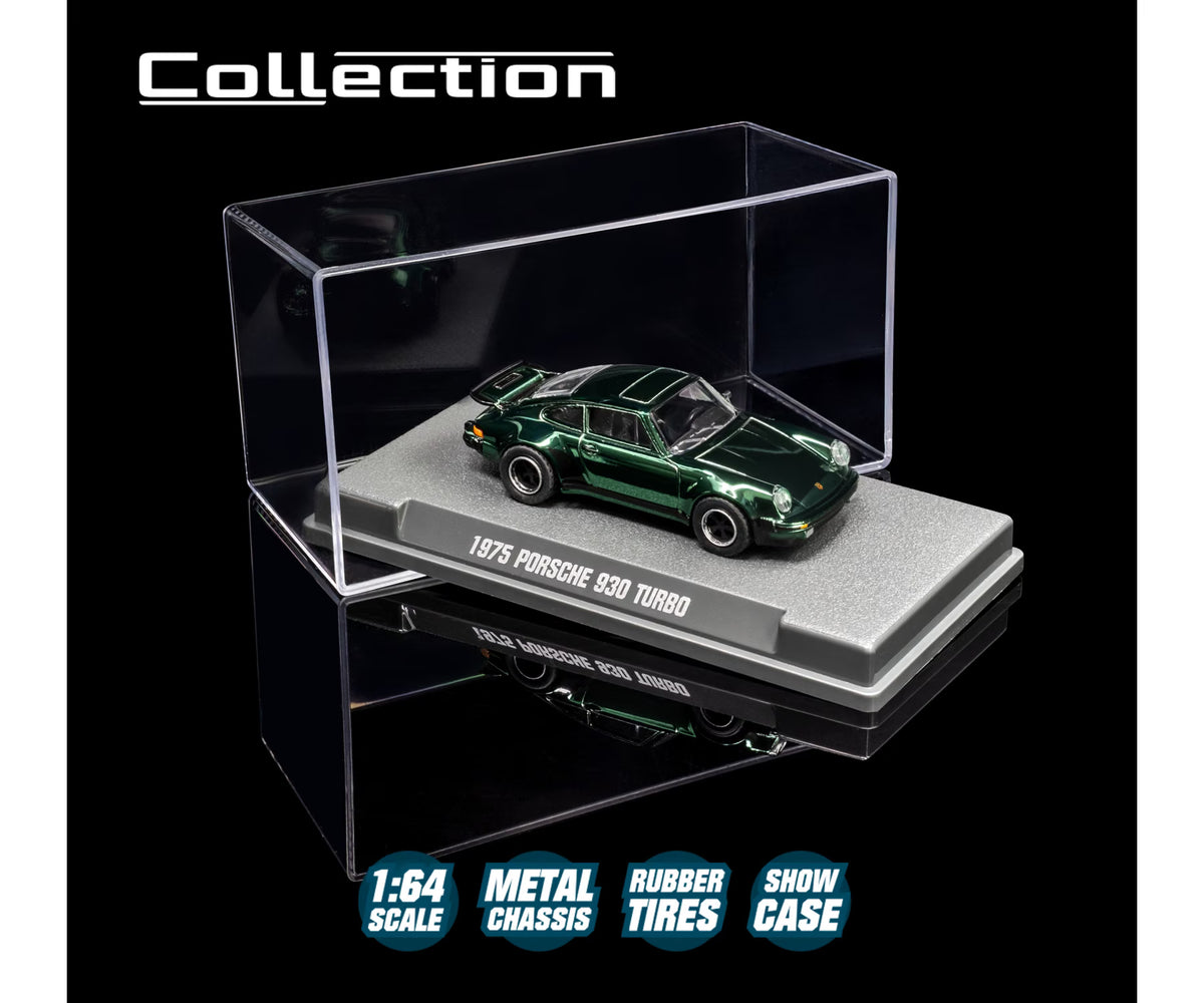 Majorette Collection 1975 Porsche 930 Turbo Green 1:64 Die-Cast Model Car