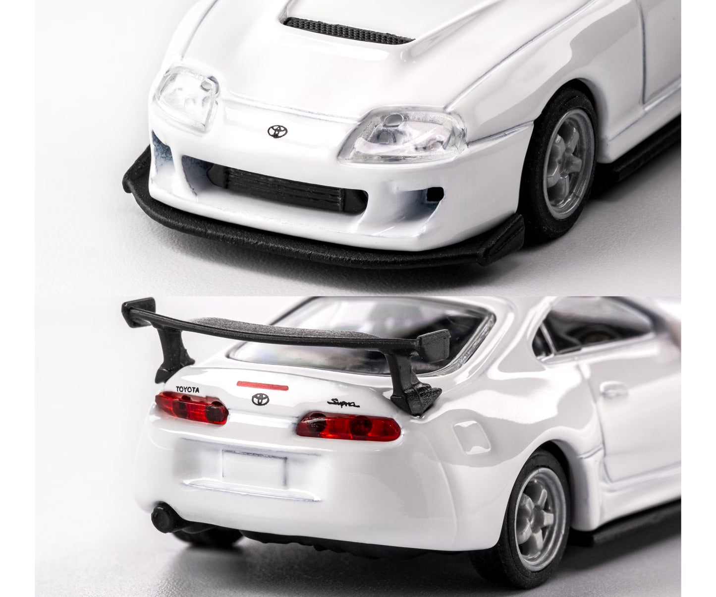 Majorette Collection 1995 Toyota Supra White 1:64 Scale Die-Cast Model Car