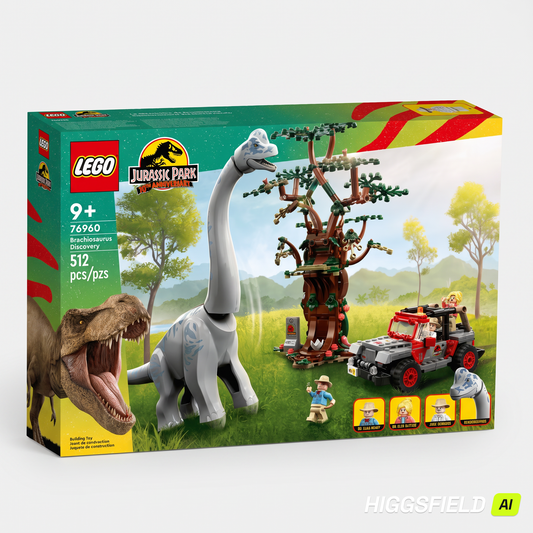 LEGO Jurassic World Jurassic Park 30th Anniversary Brachiosaurus Discovery 76960 Building Set