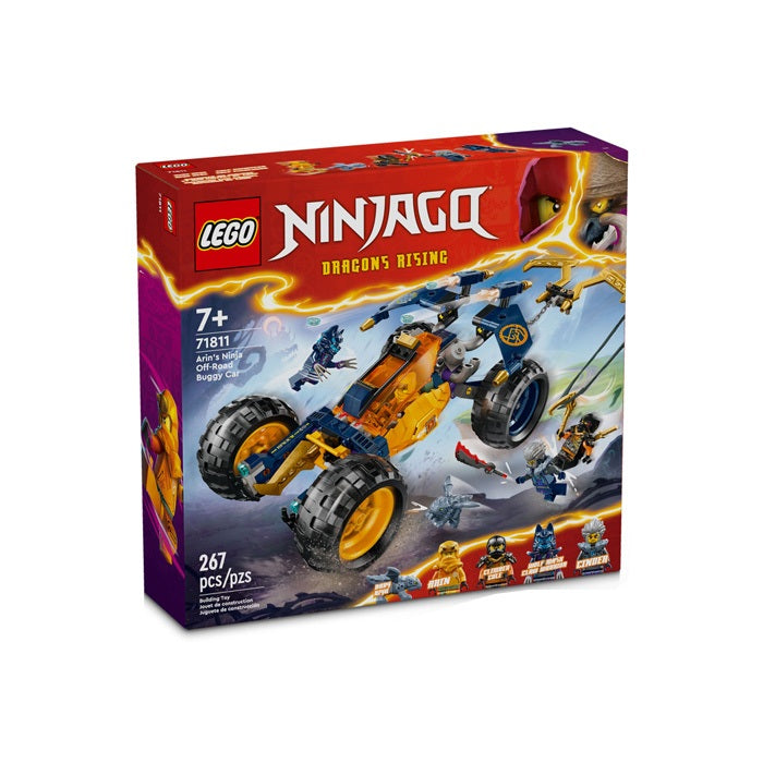 LEGO NINJAGO Dragons Rising Arin's Ninja Off-Road Buggy Car 71811 Building Set