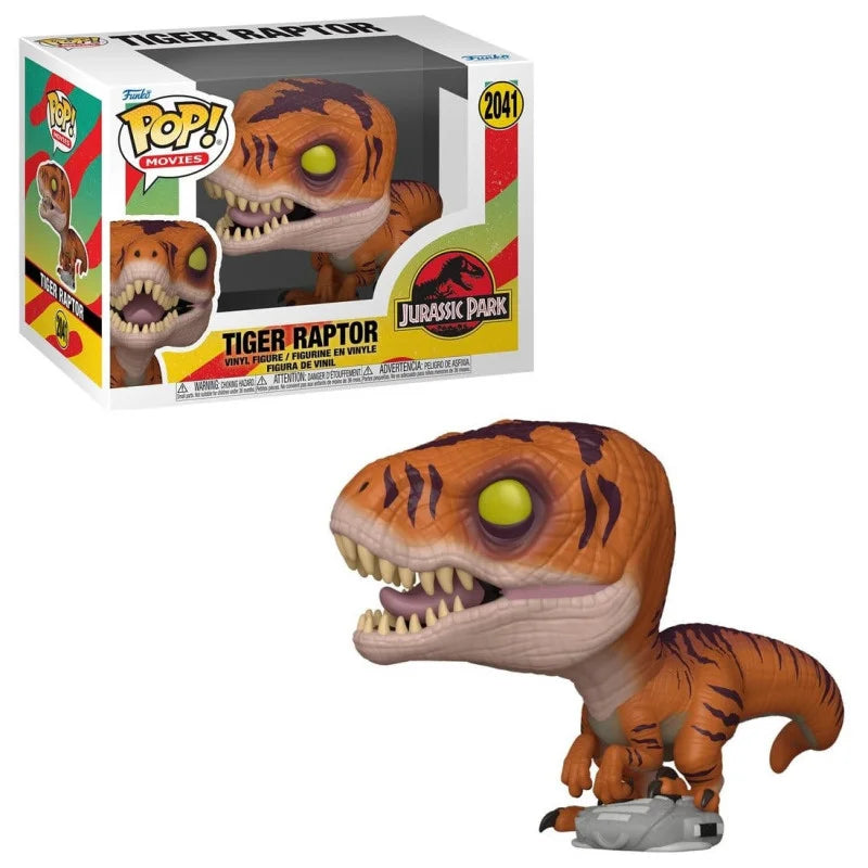 Funko Pop! Movies Jurassic Park Tiger Raptor Vinyl Figure #2041