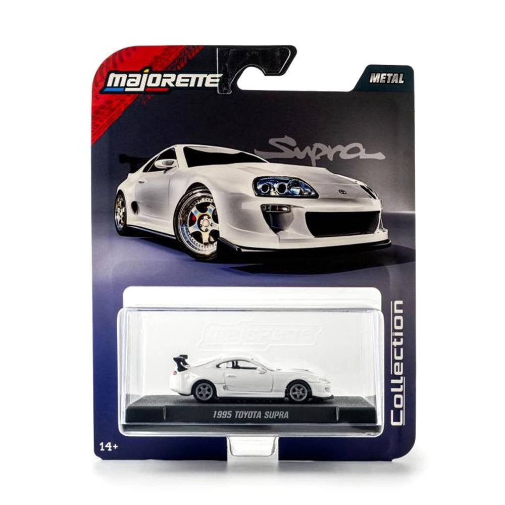 Majorette Collection 1995 Toyota Supra White 1:64 Scale Die-Cast Model Car