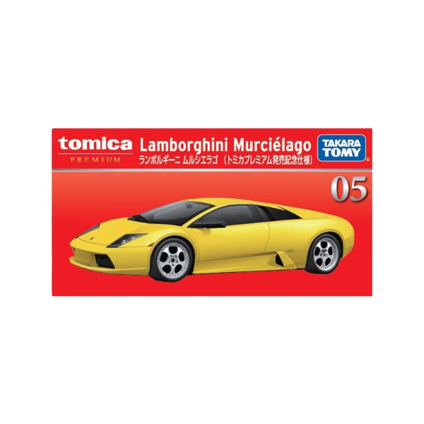 Takara Tomy Tomica Premium No. 5 Lamborghini Murcielago (Yellow) 1/62