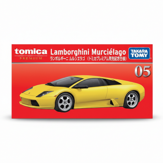 Takara Tomy Tomica Premium No.5 Lamborghini Murcielago (Yellow) 1/62