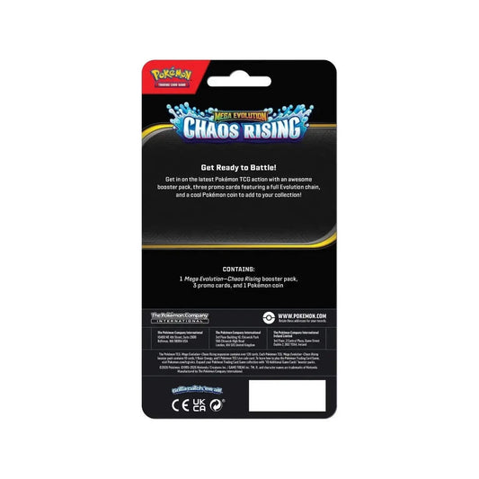 Pokémon TCG Mega Evolution Chaos Rising Premium Blister With Flygon Promo Card & Booster Packs