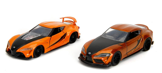 Jada Toys Fast & Furious Legacy Series Tribute Toyota FT-1 Concept & 2020 Toyota GR Supra 1:32 Twin Pack