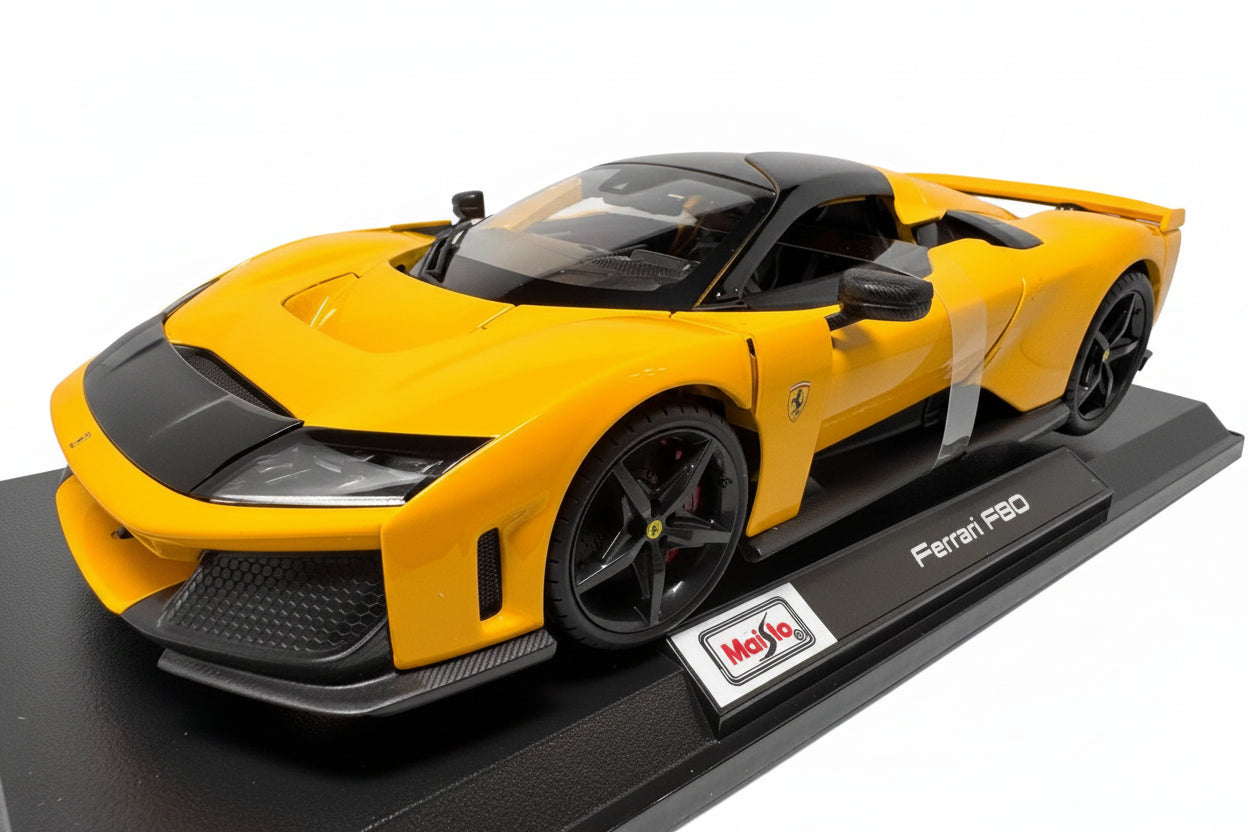 Maisto Special Edition 1:18 Ferrari F80 (Yellow) Die-Cast Model Car