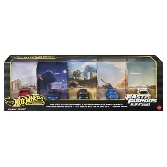 Hot Wheels Premium Fast & Furious Brian O’Conner 5-Car Collector Set