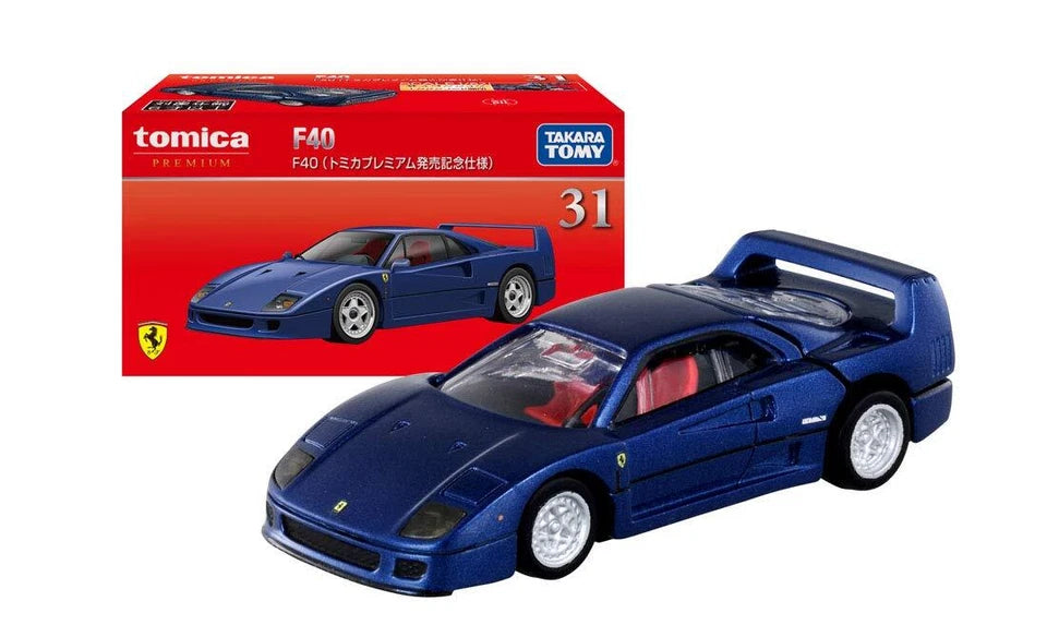 Takara Tomy Tomica Premium No.31 Ferrari F40 Blue 1/62 (Special First Edition)