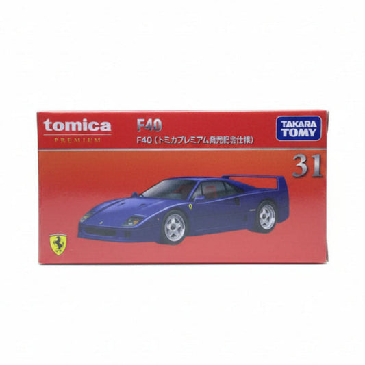 Takara Tomy Tomica Premium No.31 Ferrari F40 Blue 1/62 (Special First Edition)